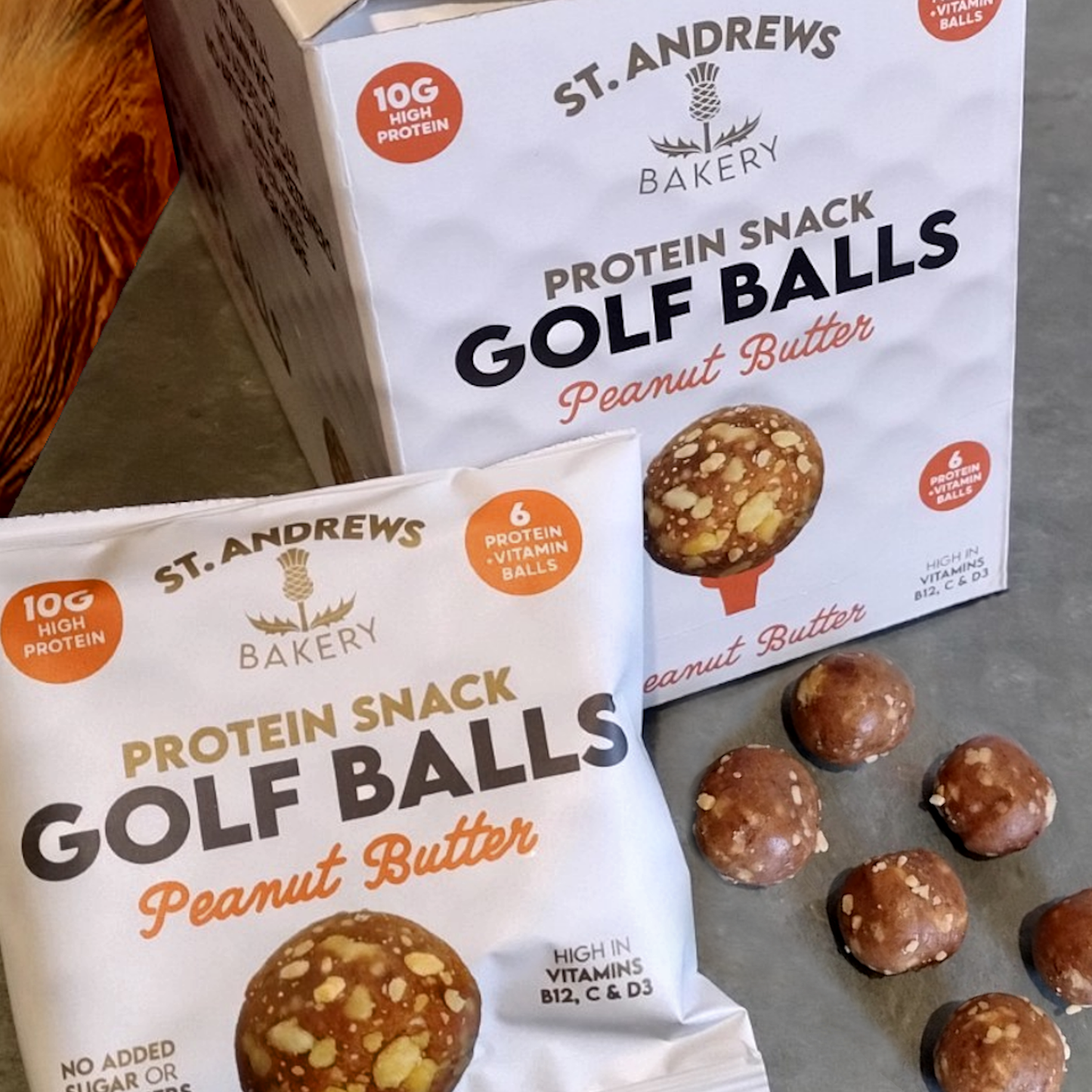 Golf Balls Dual Pack - Salted Caramel & Peanut Butter (20 x 45g)