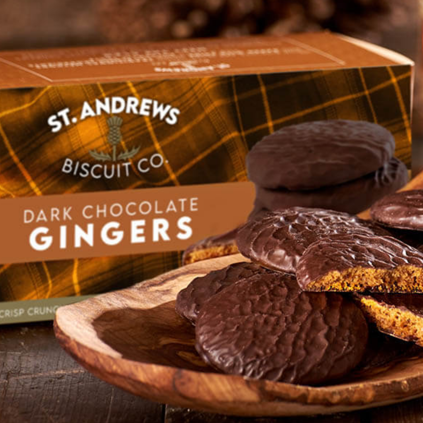 Dark Chocolate Gingers (Case 12 x 130g)