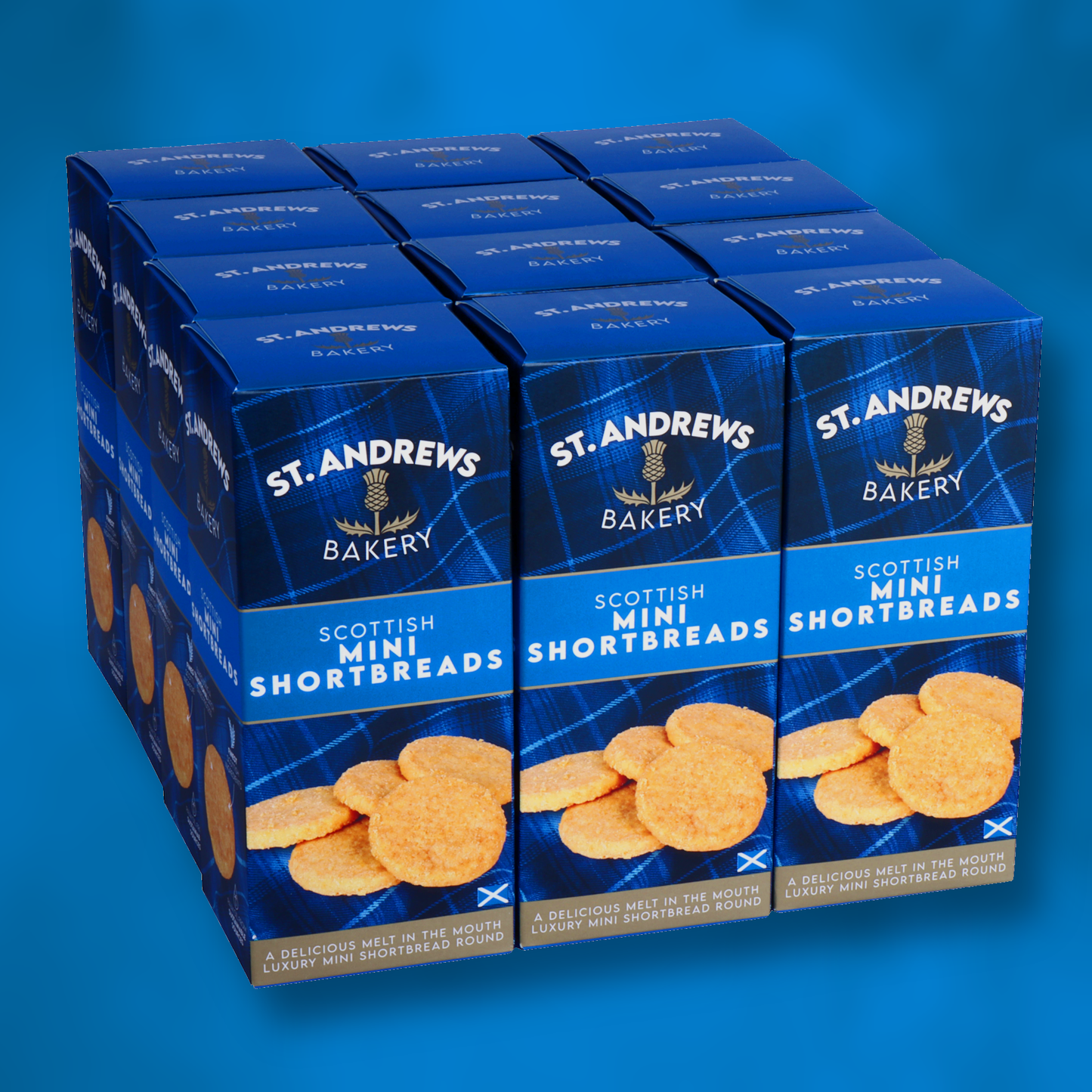 Scottish Mini Shortbreads (Case 12 x 100g)