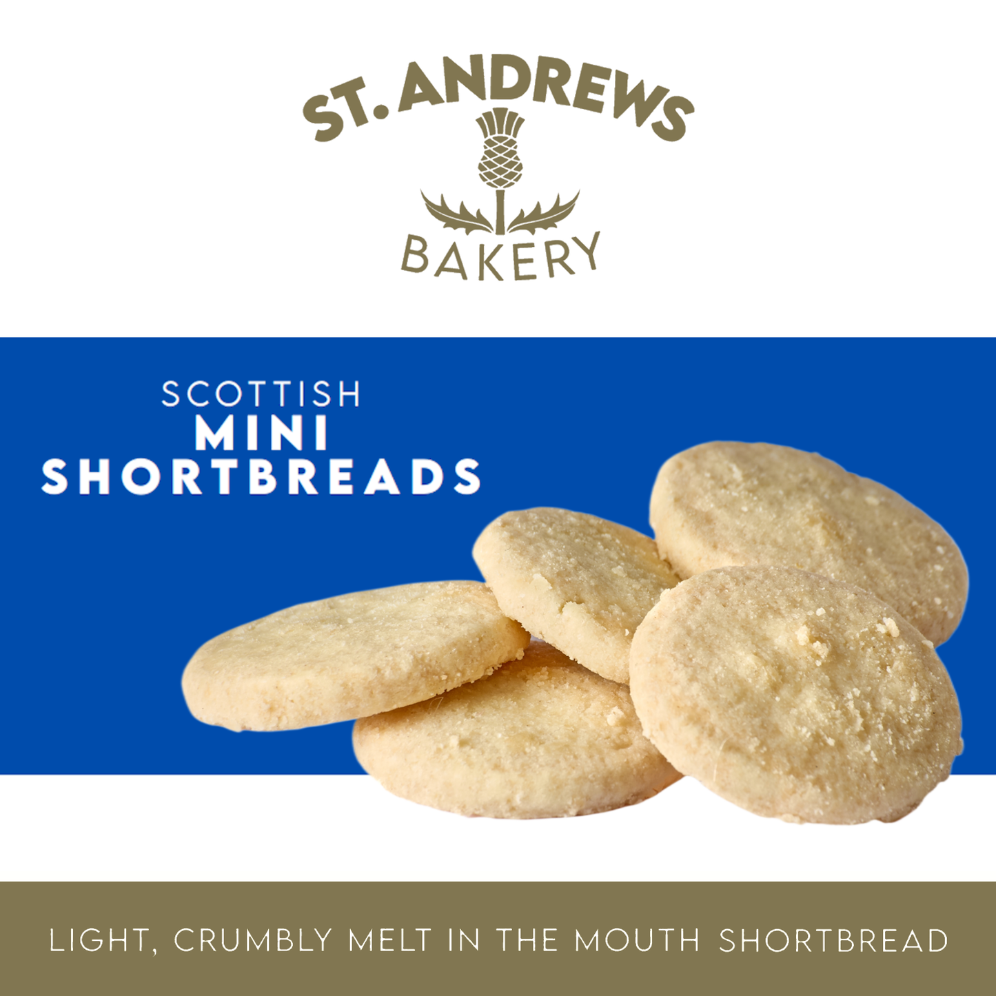 Scottish Mini Shortbreads (Case 12 x 100g)