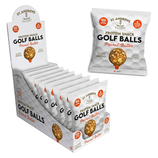 Peanut Butter Protein Snack Golf Balls (10 x 45g Bags)