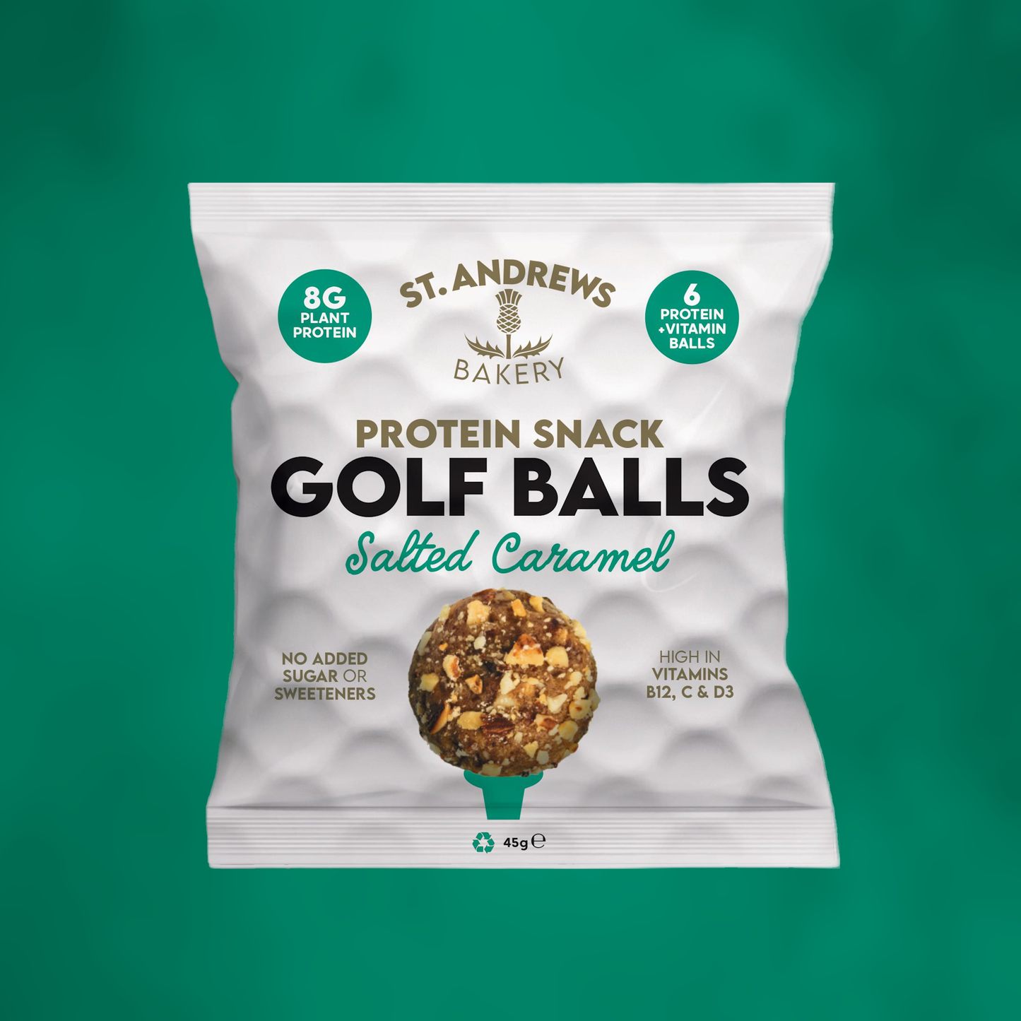 Salted Caramel Protein Snack Golf Balls (Case 10 x 45g)