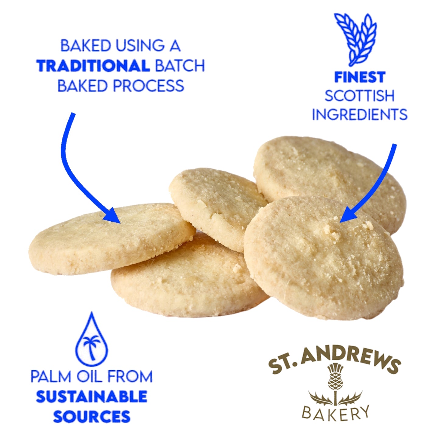 Scottish Mini Shortbreads (8 x 100g Boxes)